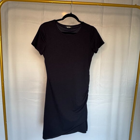 Navy blue dress Stretch Dress Cute BTFBM Size Small - 0337 - Picture 5 of 7